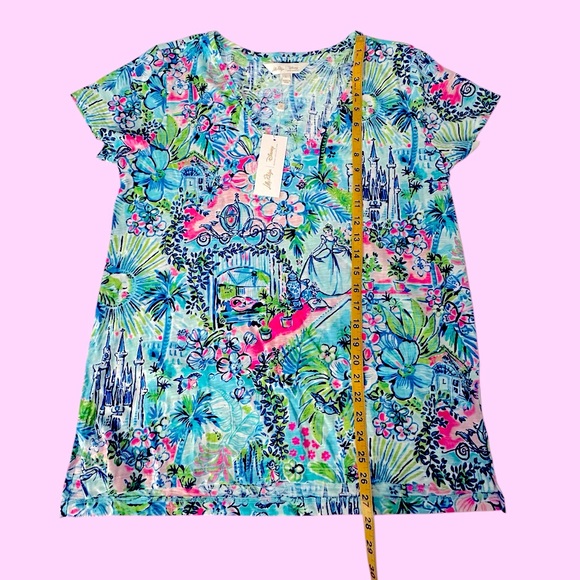 NWT Cinderella Lilly Pulitzer x Disney Parks Etta Tee Limited Edition Size Large - Picture 13 of 14